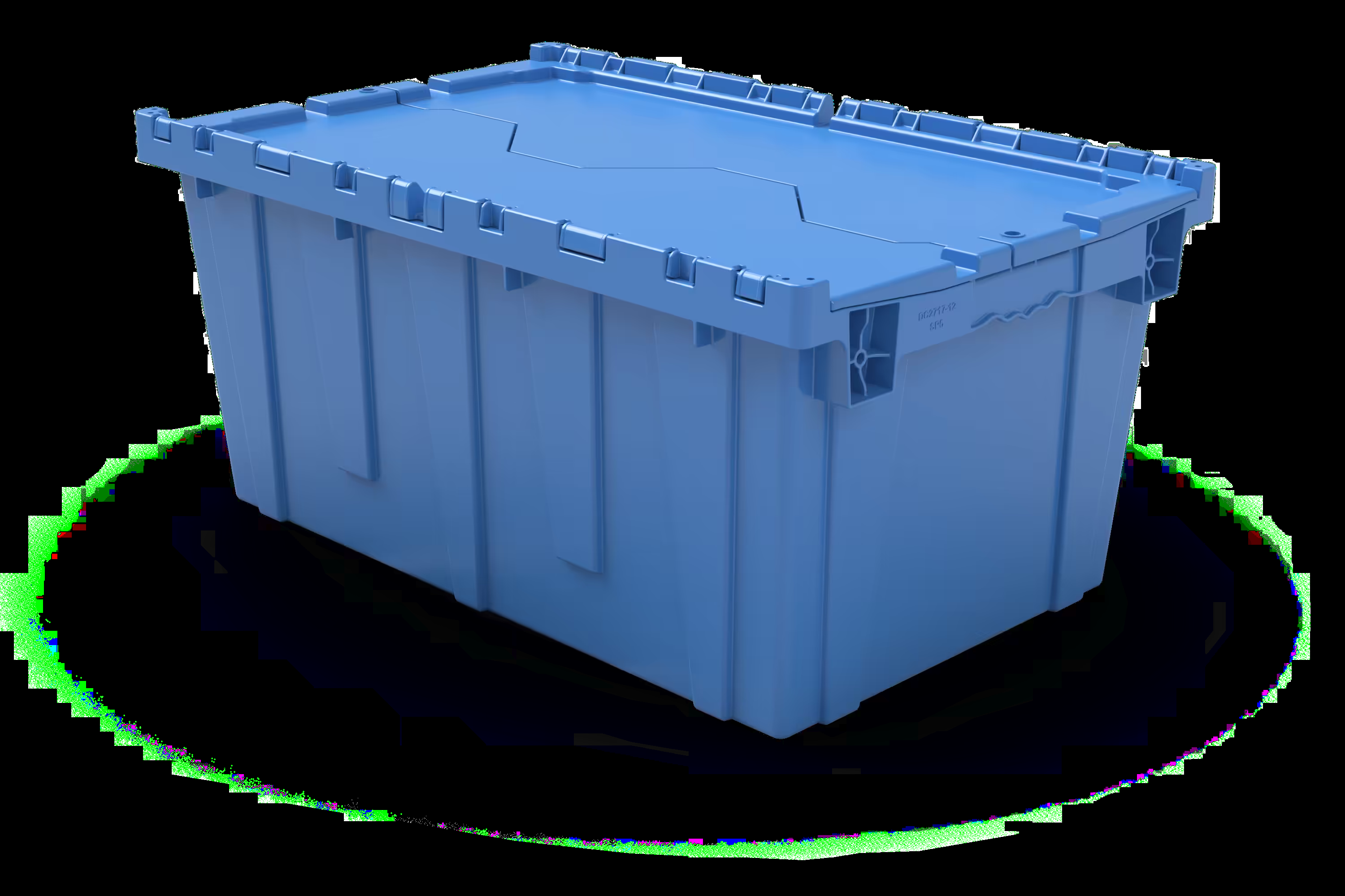 Monoflo DC 2717-12 SP tote closed with attached lid